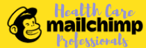 Mailchimp logo with Health Care Professionals written over the top